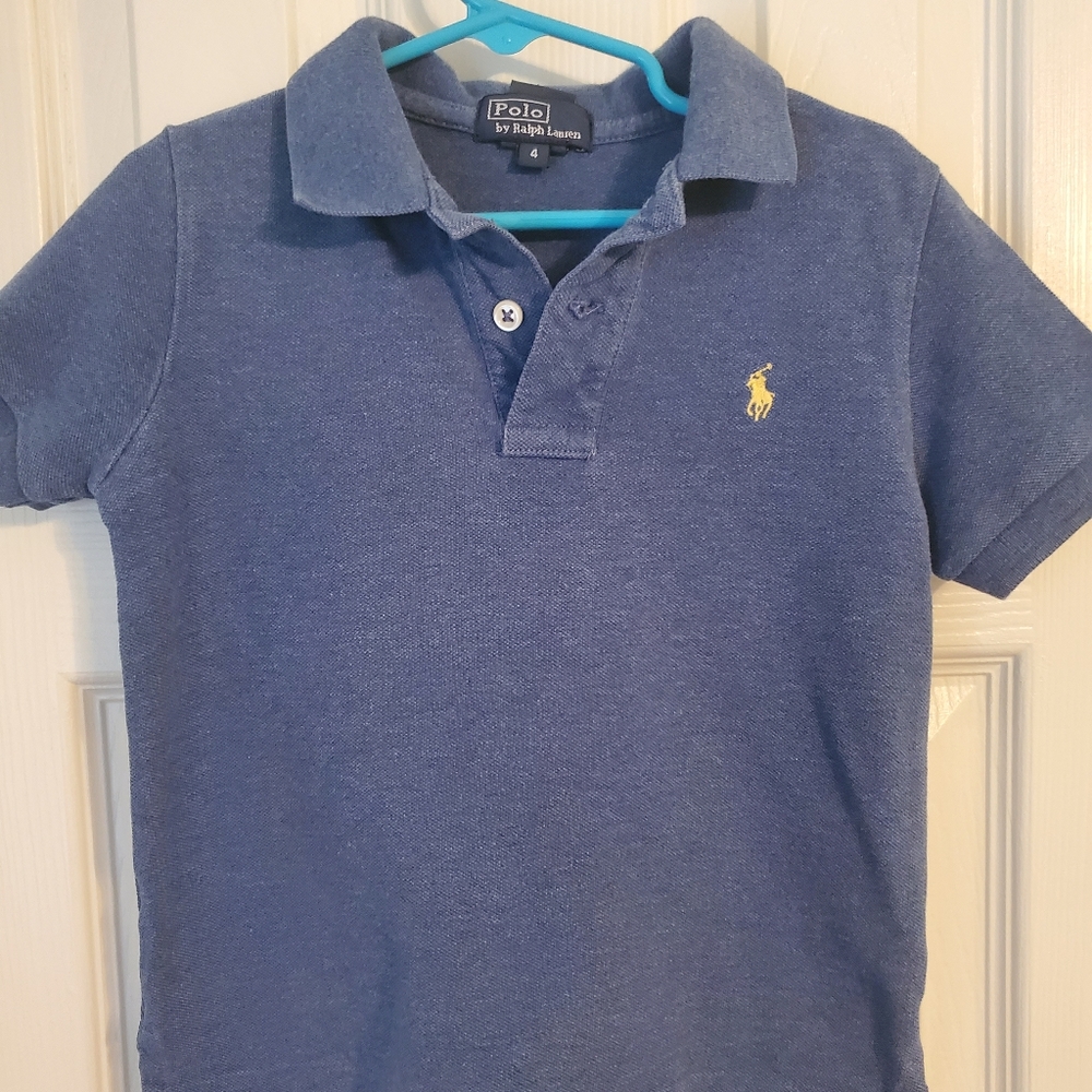 4 slate blue Ralph Lauren Polo.